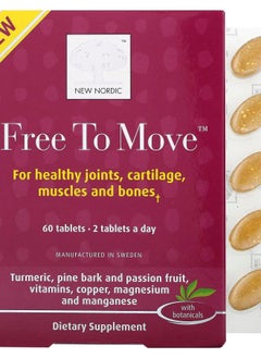 New Nordic Free to Move 60 Tablets 