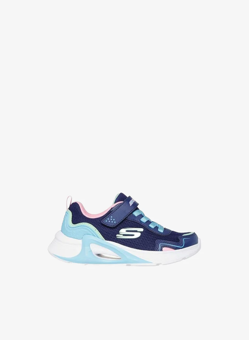 سكيتشرز أحذية رياضية بناتي تيد تيك بشريط لاصق