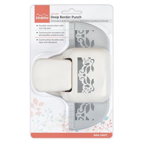 BiraBira Bira Deep Edger Border Craft Punch, Valentine Day Punch, for Scrapbooking Cards Arts (Heart-2) - Image 3