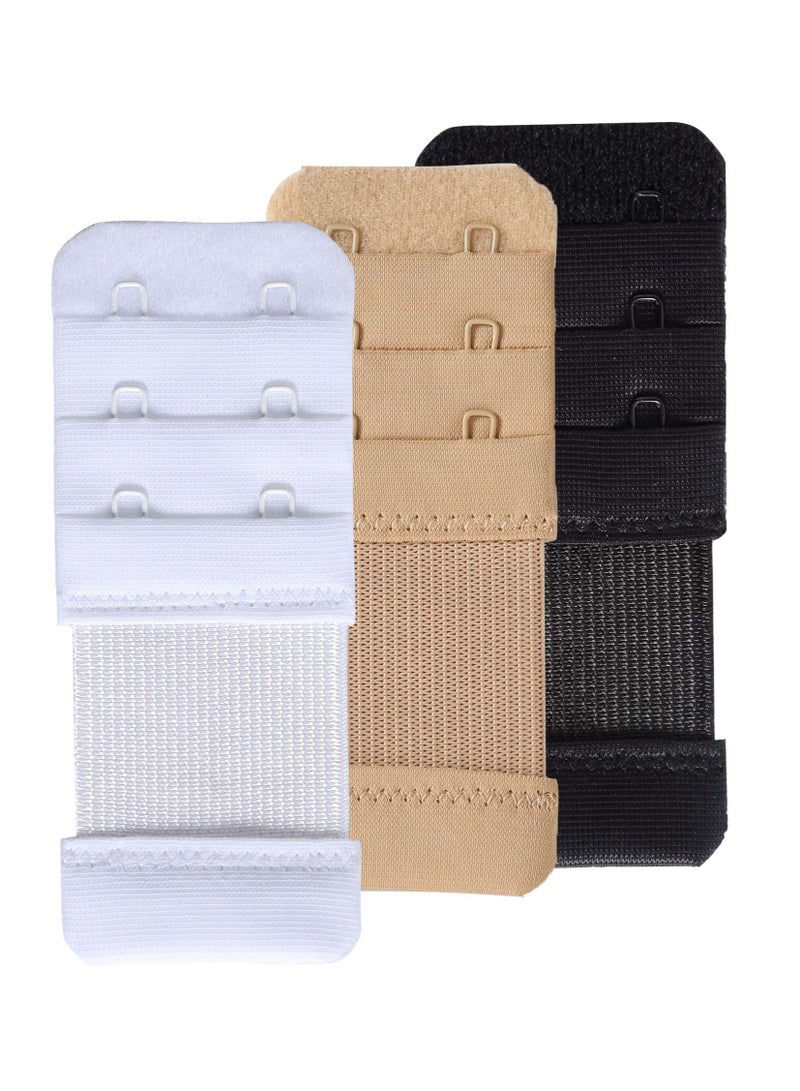 9-Piece Flexible Bra Extender Strap 2 3 4 Hooks Adjustable - Image 3