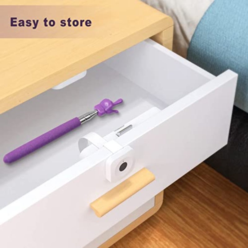 Finger Reading Stick, Kindergarten Student Teacher Teaching Point Reading Pen, Telescopic Teachers Pointer, for Elementary School Kindergarten Teacher 4 Pcs - Image 4