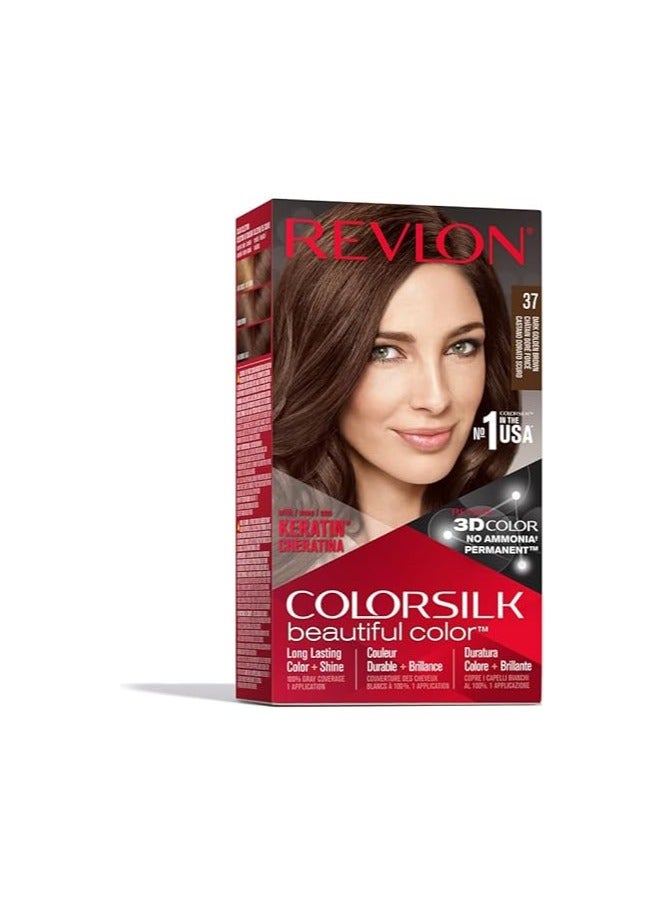 REVLON COLOR SILK (37) DARK GOLDEN BROWN