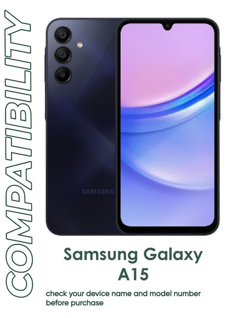 ACLIX 2 Pieces Antistatic ESD Dustproof Premium Quality High Definition Tempered Glass Screen Protector Designed For Samsung Galaxy A15 - Image 3