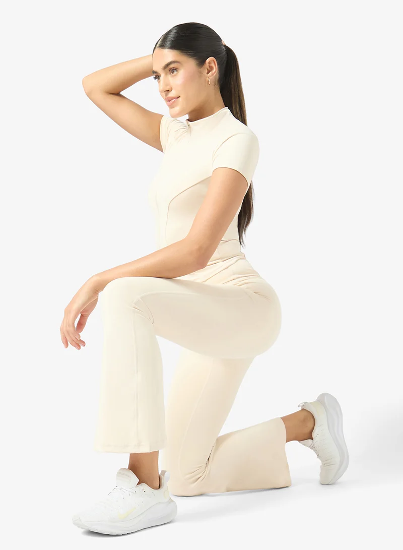 Frwd High Rise Seameless Flared Leggings