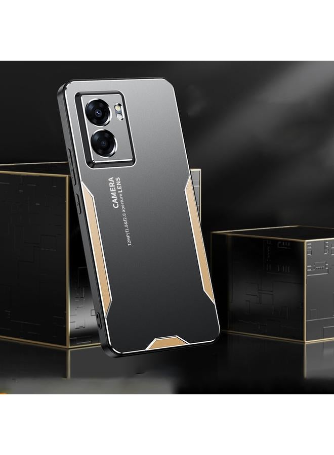 S-TOP Case For OPPO A57 5G Blade Series TPU Hybrid Metal Phone Case - Image 3