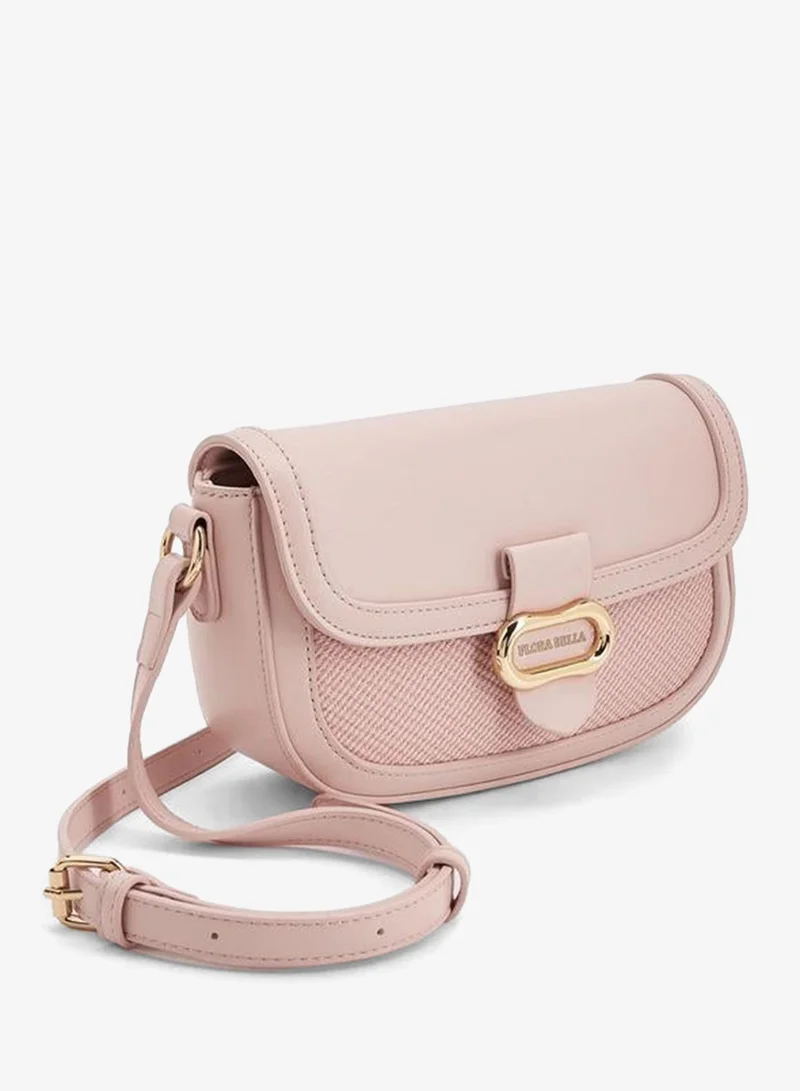 Flora Bella By Shoexpress PINK FLORA BELLA CROSSBODY BAG WITH ADJUSTABLE SHOULDER STRAP for Women | Best Price UAE