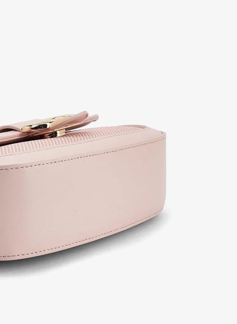 Flora Bella By Shoexpress PINK FLORA BELLA CROSSBODY BAG WITH ADJUSTABLE SHOULDER STRAP for Women | Best Price UAE