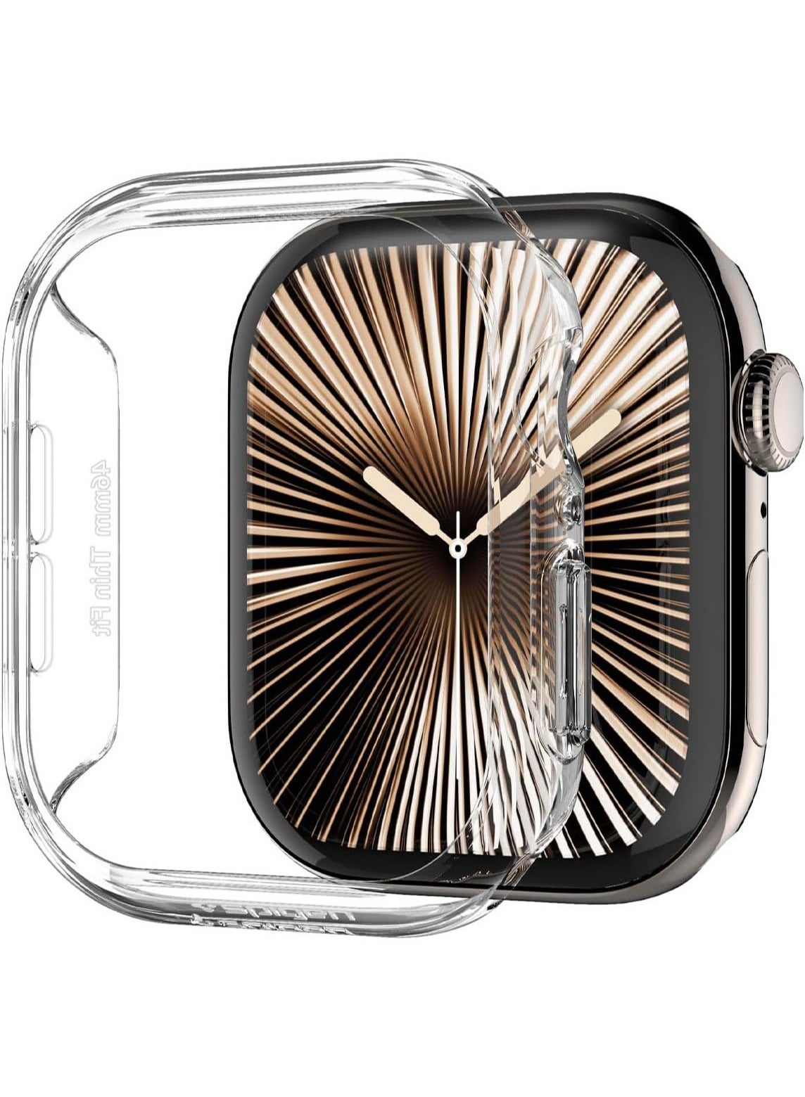 Spigen Thin Fit Apple Watch Series 11/10 (46mm) Case Cover (2024) - Crystal Clear
