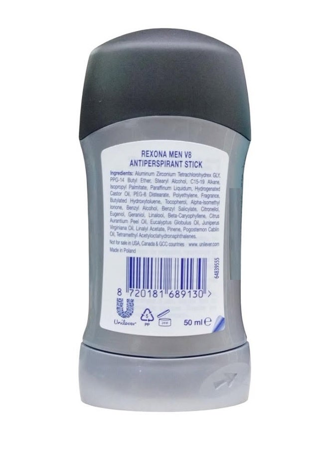 Rexona Deodorant Stick v8 dry protection men 50ml - Image 2