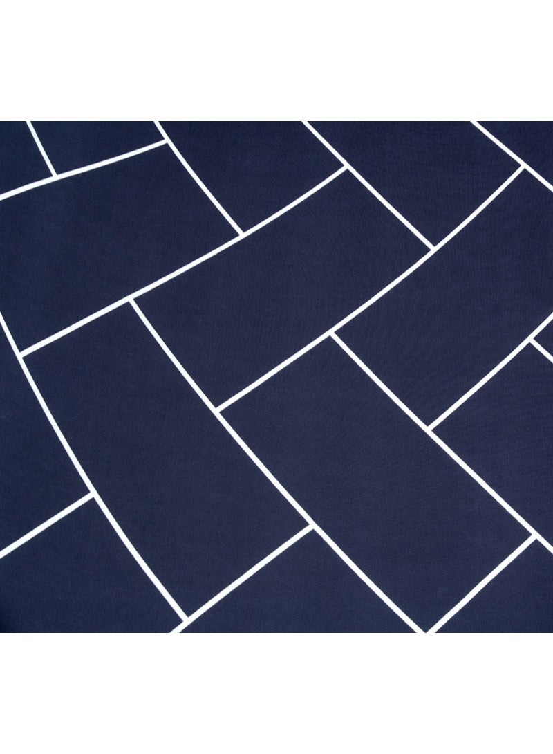 DUNISO غطاء أريكة، غطاء واقي مطبوع مرن للأريكة، غطاء أثاث مضاد للانزلاق، مقاوم للتلوث والتآكل، مناسب لجميع الفصول، مناسب لأرائك مقعدين، 145 إلى 185 سم - Image 5