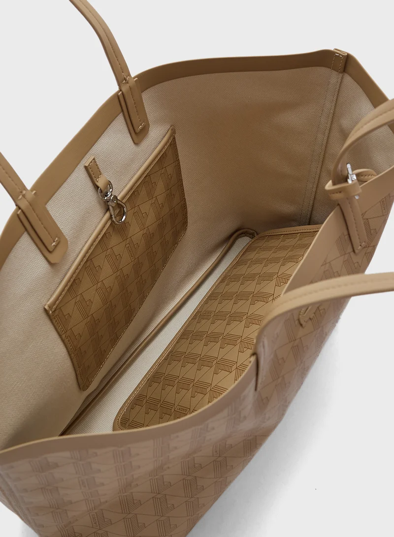 LACOSTE Essentials Top Handle Zip Over Tote