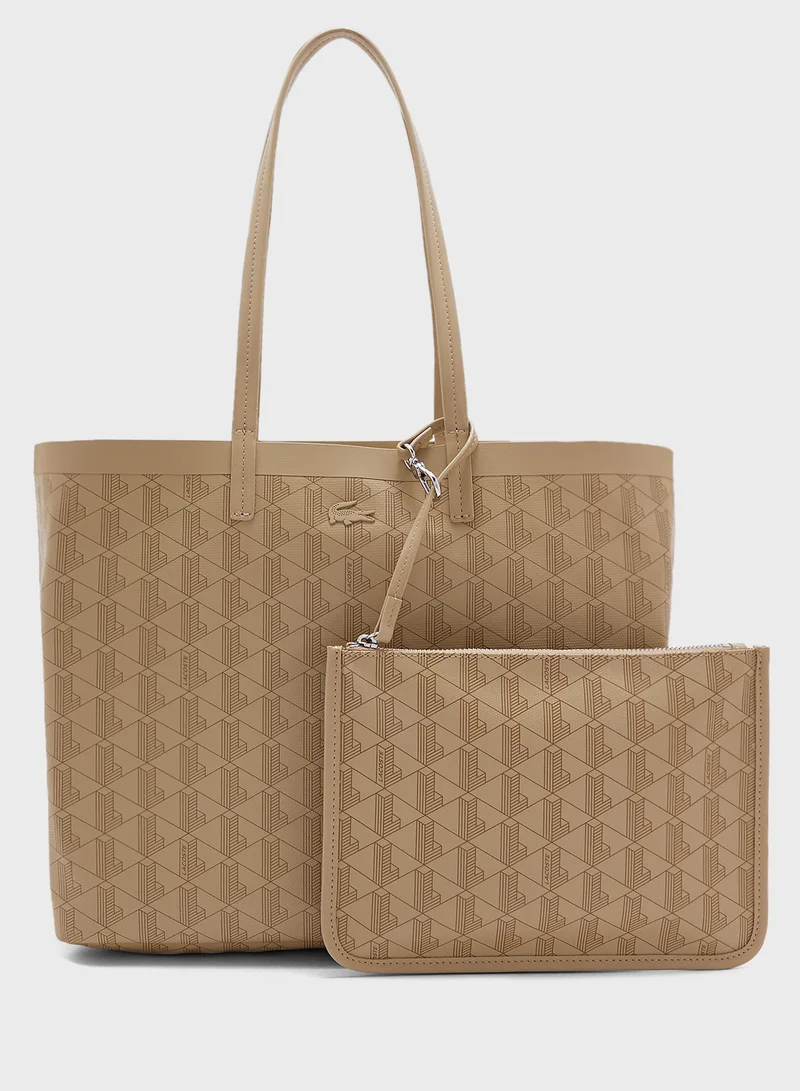 LACOSTE Essentials Top Handle Zip Over Tote