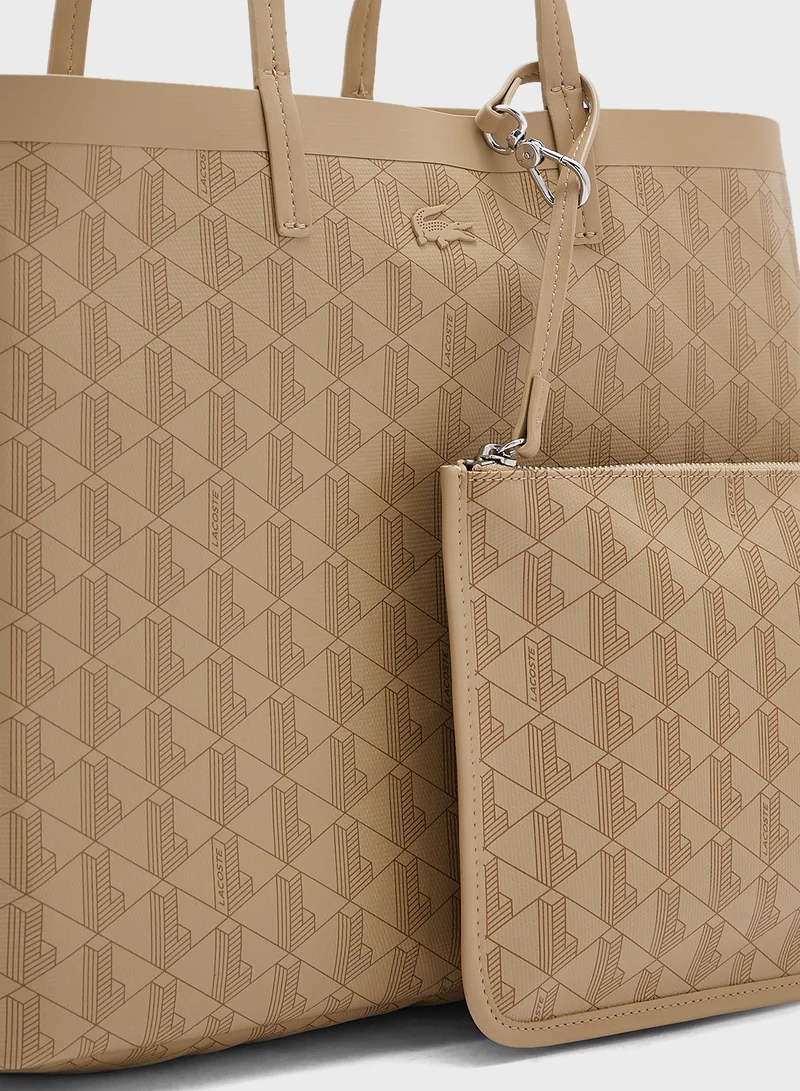 LACOSTE Essentials Top Handle Zip Over Tote