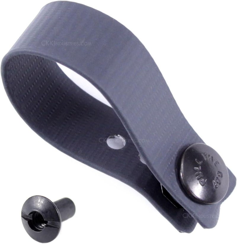 Holstex IWB Soft Belt Loops - w/Heavy Duty Rubberized Nylon Pull-The-Dot Security Snaps & Mounting Hardware - Holster Loops for IWB Carry - (Fit 1.25" to 2.00" Belts (Adjustable) - (Multi Colors) - Image 2