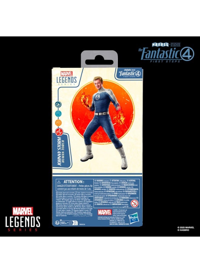 Marvel Legends F4 Legends Johnny Storm Figure 15-Cm G0800 - Image 2