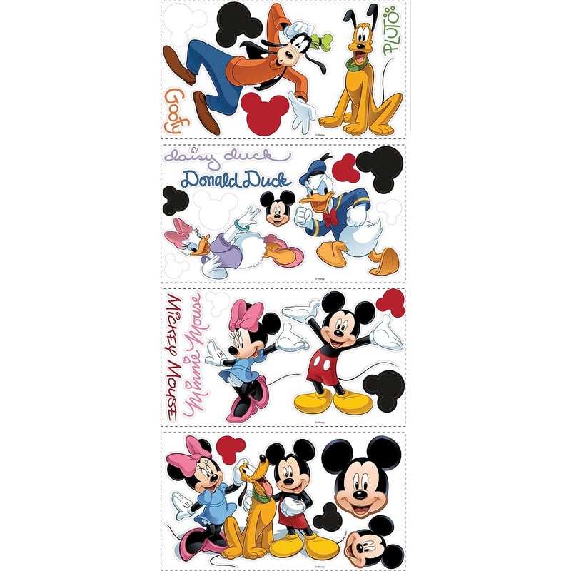 Disney RoomMates RMK1507SCS Mickey and Friends Peel and Stick Wall Decals - Image 1