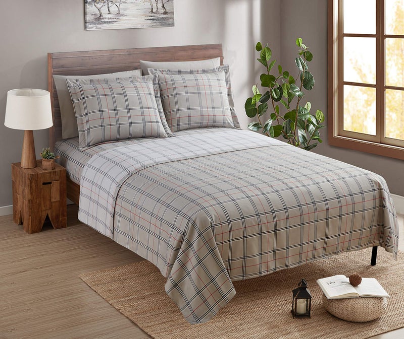 Clara Clark Bed Sheet Set with Extra Set Pillowcases, Premier 1800 Collection, Wrinkle, Fade & Stain Resistant, - Image 1