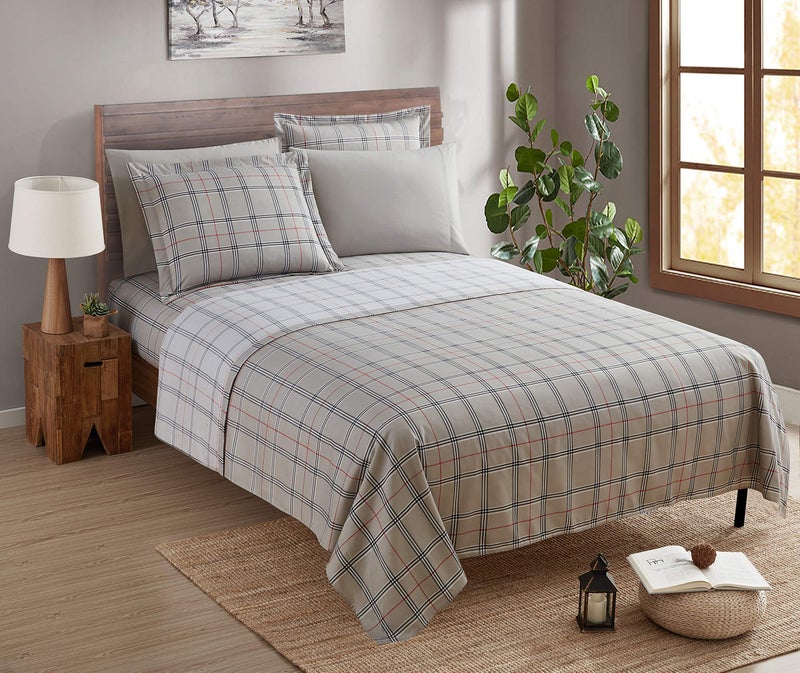 Clara Clark Bed Sheet Set with Extra Set Pillowcases, Premier 1800 Collection, Wrinkle, Fade & Stain Resistant, - Image 2