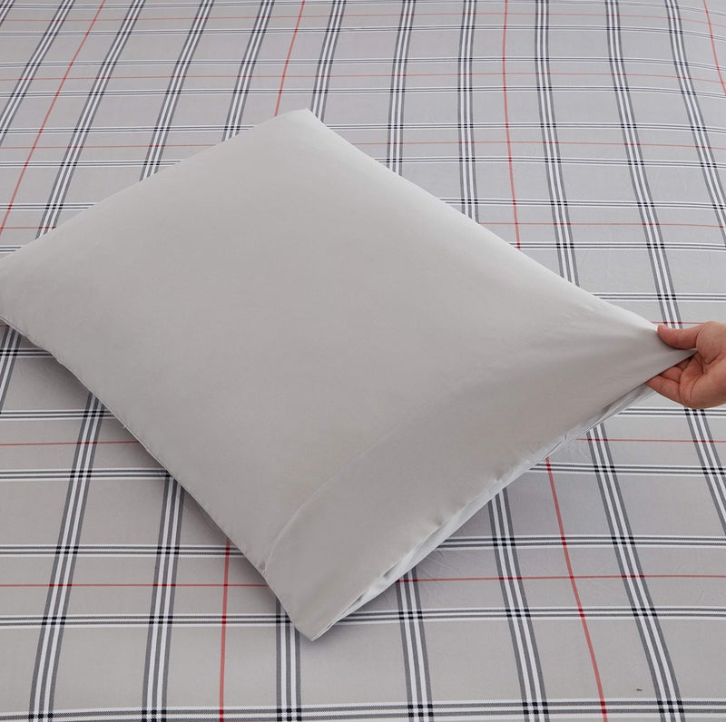 Clara Clark Bed Sheet Set with Extra Set Pillowcases, Premier 1800 Collection, Wrinkle, Fade & Stain Resistant, - Image 5