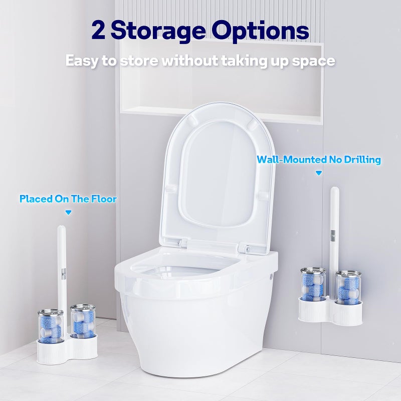 HelpX 8 Pack Pumice Stone Toilet Bowl Set with 18 in Extra Long Handle,White Holder Case,Pumice Stone for Cleaning, for Cleaning Toilets, Bathtubs, Grills, Swimming Pools, Sinks - Image 4