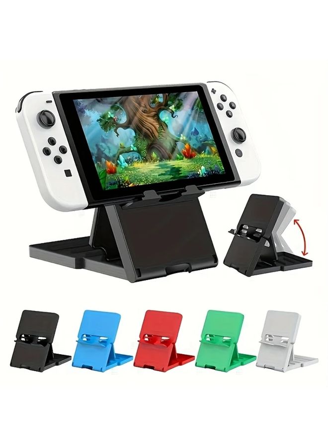 Blue Adjustable Portable Folding Display Stand for Nintendo Switch Lite and Switch OLED - Image 1