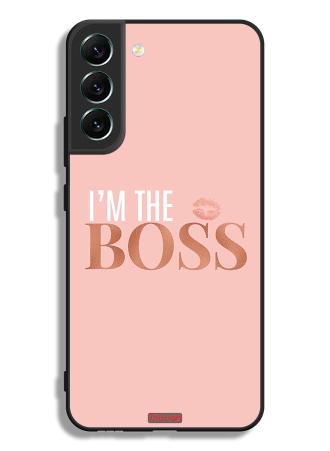 Tolwak Samsung Galaxy S22 5G Protective Case Cover I Am The Boss - Image 3