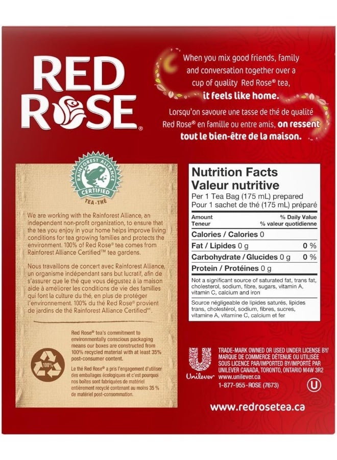 Red Rose Orange Pekoe Tea Bags 72ct, (Imported from Canada) - Image 2