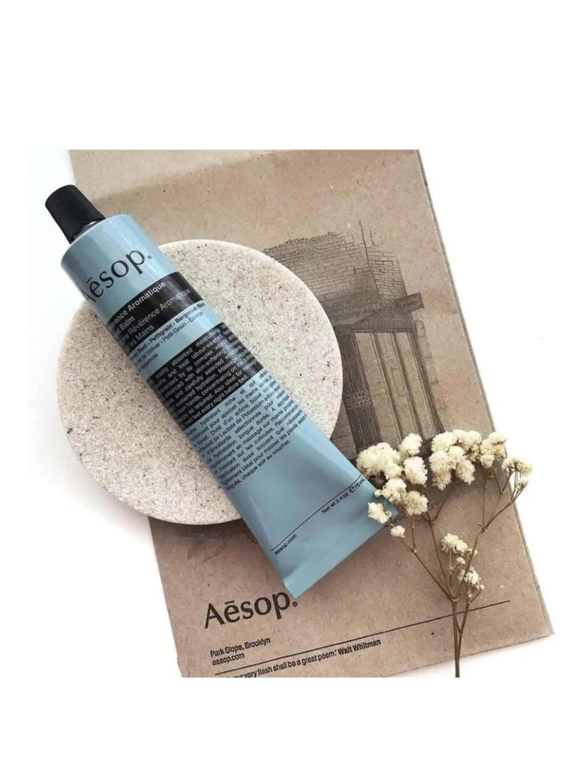 أيسوب بلسم اليدين من أيسوب ريفرانس أروماتيك | بلسم غني يلطّف البشرة ويضمن ترطيبًا مستدامًا بمكونات مرطبة | خالٍ من البارابين + لا يتم اختباره على الحيوانات | 70 غرام - Image 4