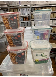 Viyalente Fresh Box Deep Square Set of 3 Storage Containers Lc360 Lc360  - Image 3