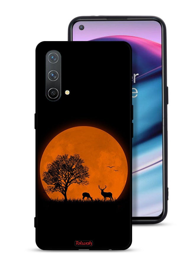 Tolwak OnePlus Nord CE 5G Protective Case Cover Evening Moon Art - Image 1