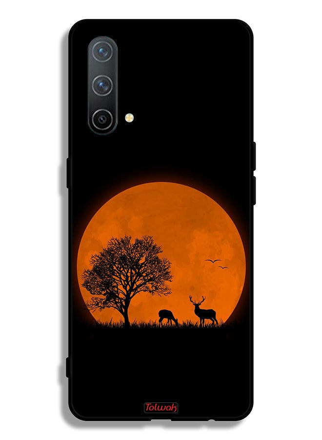 Tolwak OnePlus Nord CE 5G Protective Case Cover Evening Moon Art - Image 2