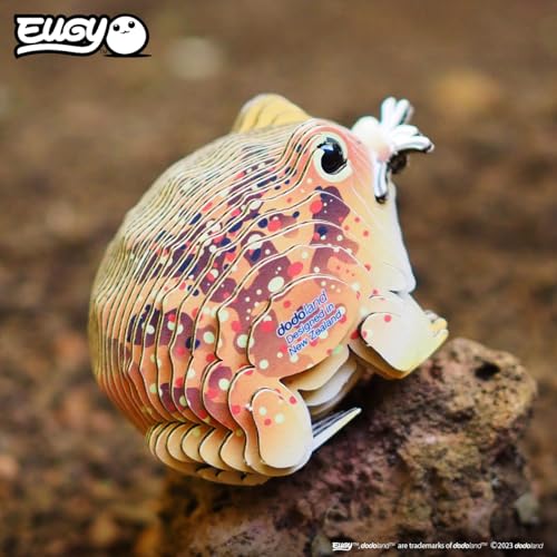 Eugy Desert Spadefoot Toad 3D Puzzle 34 Piece EcoFriendly Educational Toy Puzzle for Boys Girls Kids Ages 6 - Image 5