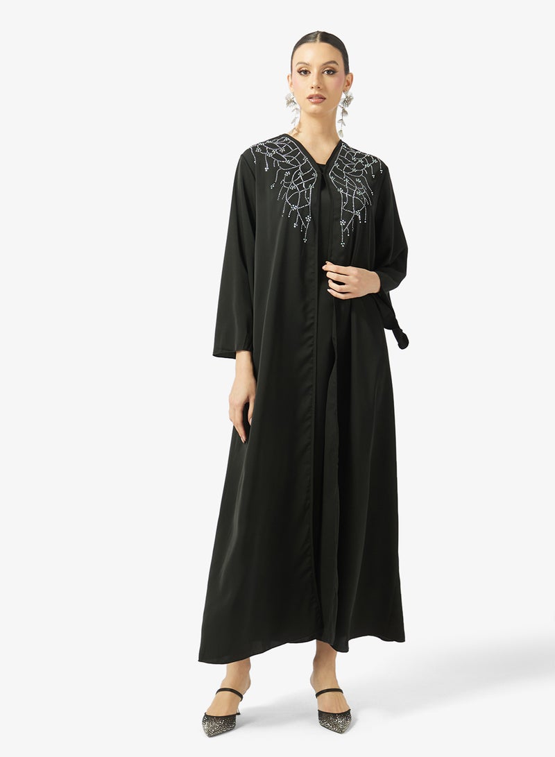 Khizana Embroidered Jalabiya - Image 1