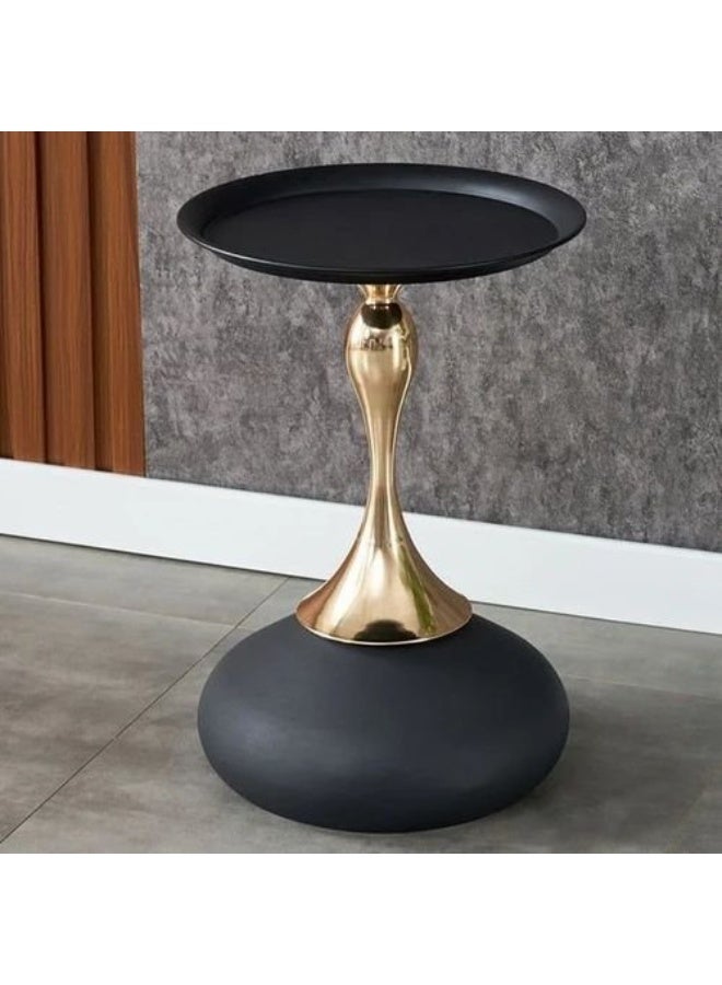 Furniture, Table and Desk, Side Table - Nesting, 38 x 54 x 38 cm, Black, Black Gold - Image 3