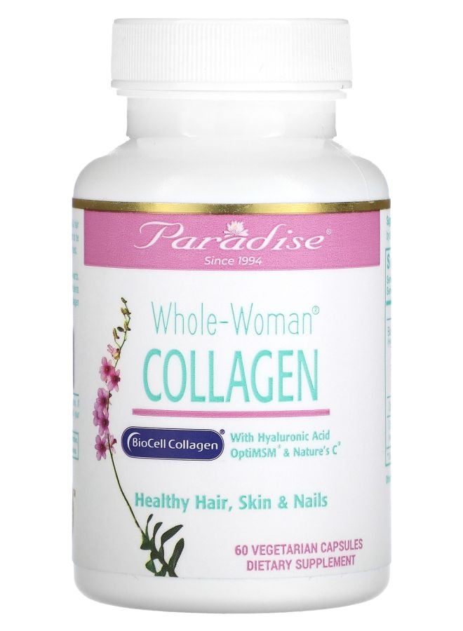 Paradise Herbs WholeWoman Collagen 60 Vegetarian Capsules