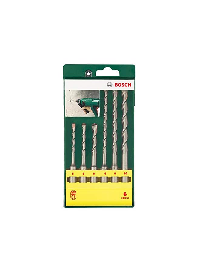 BOSCH Home And Garden 2607019447 Sds Plus Hammer Drill Bit Set Grey  - Image 2