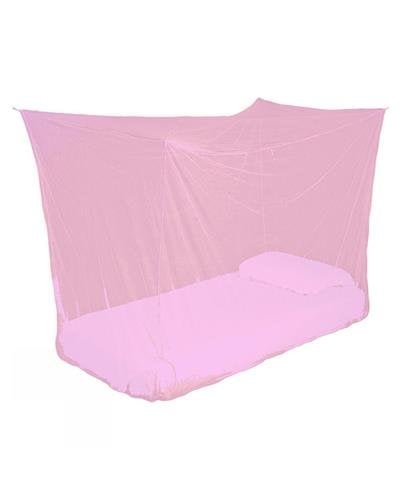 ANS Single Bed Mosquito Net 3.5x6.5 ft (Pink) with Border Heavy Quality net - Image 3