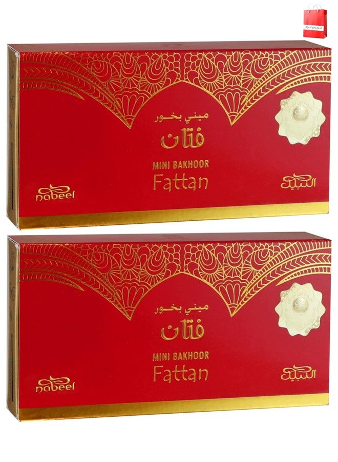 Nabeel 2Pcs Nabeel Mini Bakhoor Fattan Incense 36 GM - Image 1