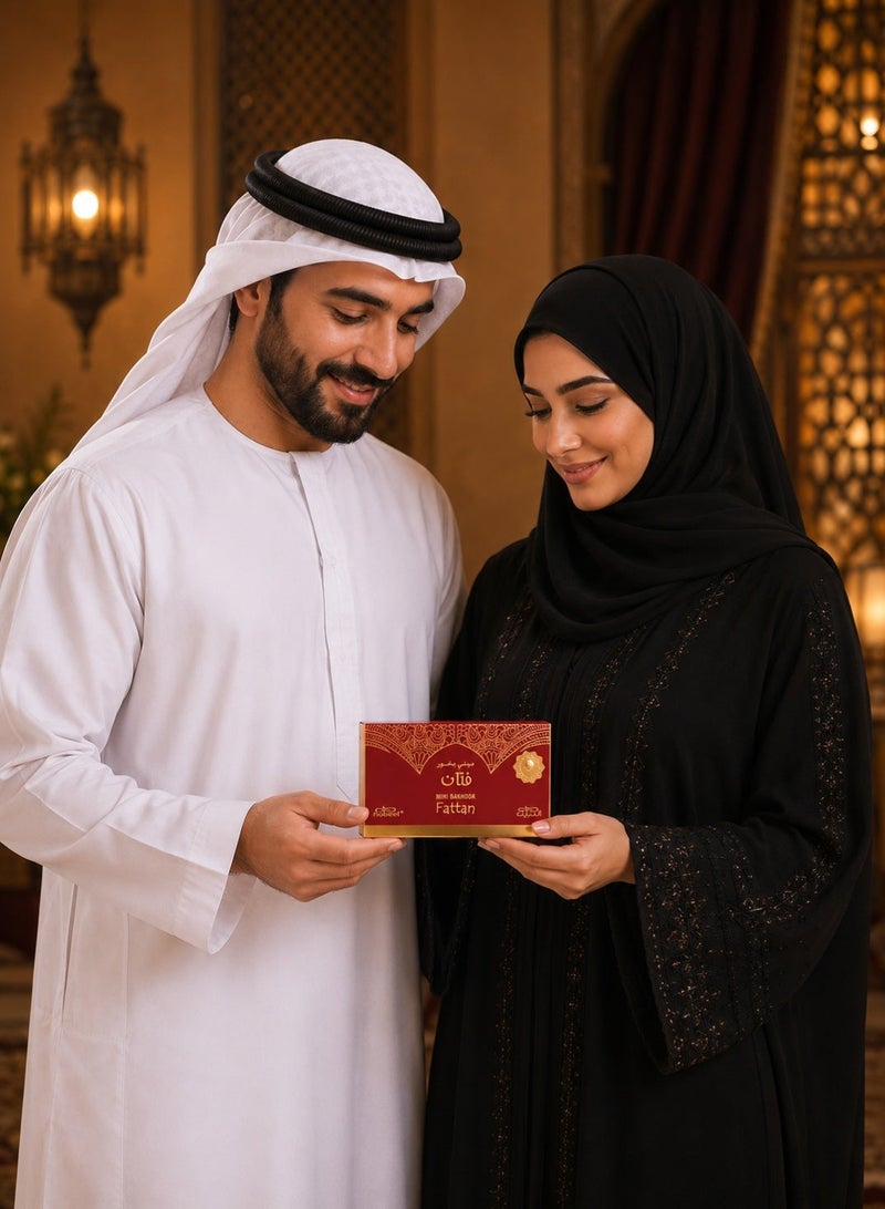 Nabeel 2 Pcs Set Nabeel Mini Bakhoor Fattan Incense 36g Long-Lasting Luxury Arabic Oud Fragrance for Home and Spiritual Ambience - Image 5