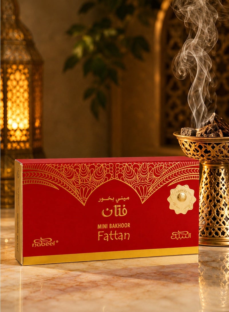 Nabeel 2 Pcs Set Nabeel Mini Bakhoor Fattan Incense 36g Long-Lasting Luxury Arabic Oud Fragrance for Home and Spiritual Ambience - Image 4