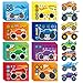 Ozepao 32 Sheets Monster Trucks Stickers for Kids Ideal for Monster Truck Party Favors Birthday Decorations and Creative DIY Crafts - Image 3