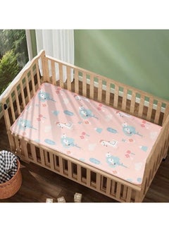 Little tots Waterproof Changing Pad, Urine Pad, Absorbent Mat, Soft Reusable Washable Mattress Pad, Halloween Thanksgiving Day Pink Color  - Image 1