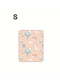 Little tots Waterproof Changing Pad, Urine Pad, Absorbent Mat, Soft Reusable Washable Mattress Pad, Halloween Thanksgiving Day Pink Color  - Image 3