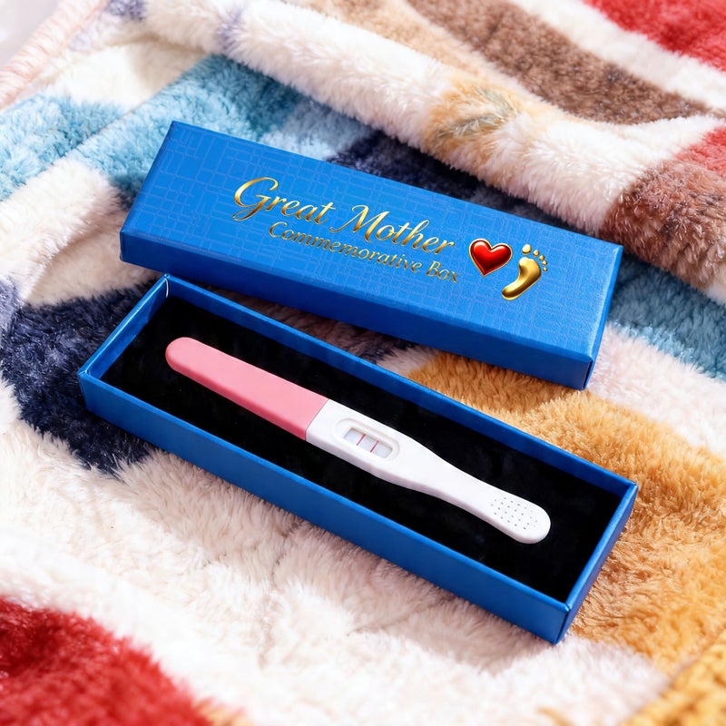 صندوق عرض تذكاري رائع للأم الحامل من علامة "Red Pregnancy Test" للمجوهرات والهدايا التذكارية - Image 4