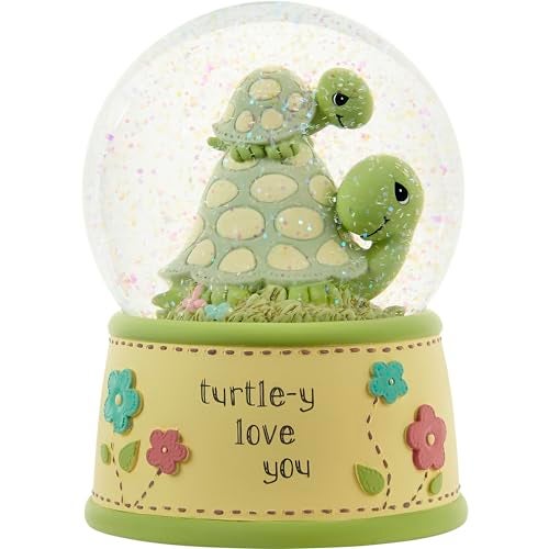Precious Moments Precious Moments 222102 Turtley Love You ResinGlass Musical Snow Globe 