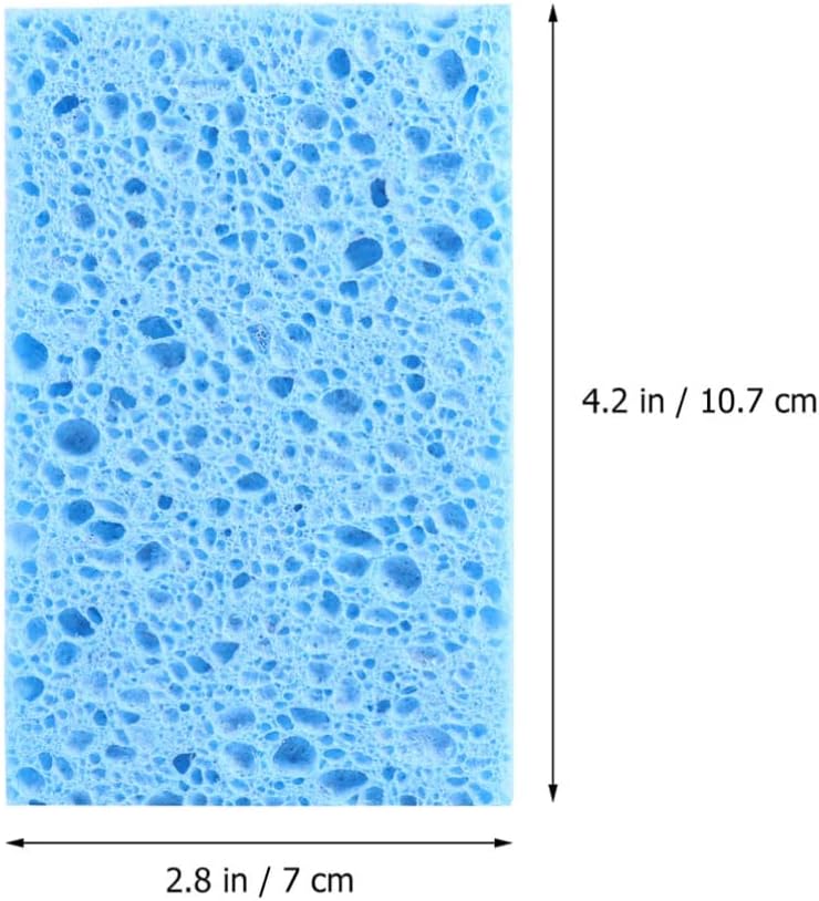 klarako 10pcs Sponge Bowl Cleaner Kitchen loofah Reusable Dish Scrubber Dish wash Scrubber dishwashing pad Home Cleaning Product Dish Washer Kitchen Scrub Dish Towels tub - Image 5