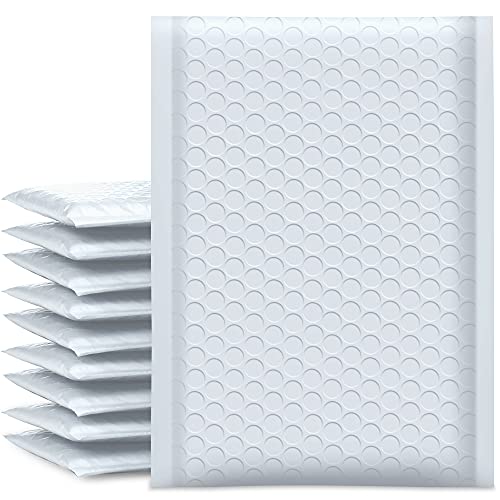 UCGOU Bubble Mailers 6x10 Inch White 25 Pack Usable Size 6x9" Padded Envelopes Small Business Mailing Packages Opaque Self Seal Adhesive Waterproof Boutique Shipping Bag for Jewelry Makeup Supplies #0 - Image 1