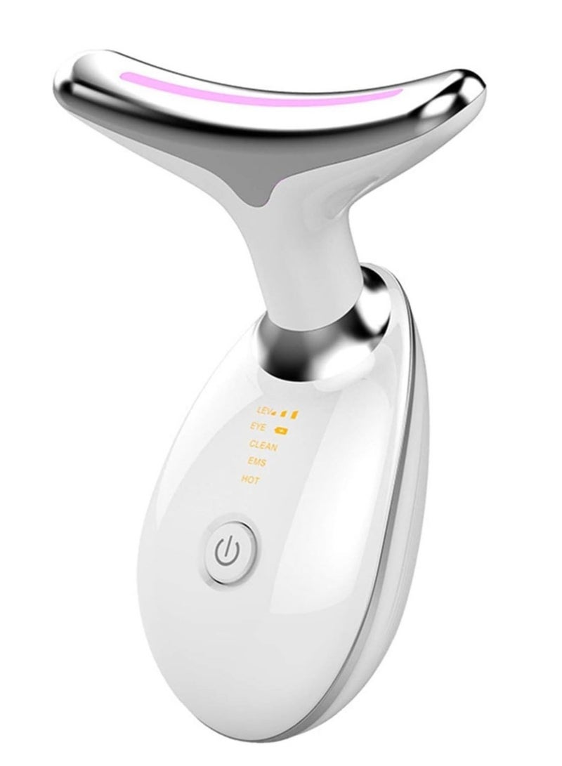 ELTRAZONE Premium Red Light Therapy Face and Neck Massager 7-in-1 | LED Skin Rejuvenation & Wrinkle Removal Tool | Anti-Aging Facial Treatment for Youthful, Radiant Skin | Red Light, Blue Light, and More for Smooth, Glowing Skin | Professional Skincare Device for Home Use