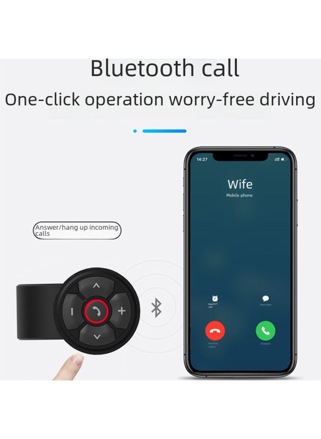 Neutral Mobile Phone Music Smart Remote Control Motorcycle Takeaway Bluetooth Helmet Mp3 Car Bluetooth Controller - Image 4