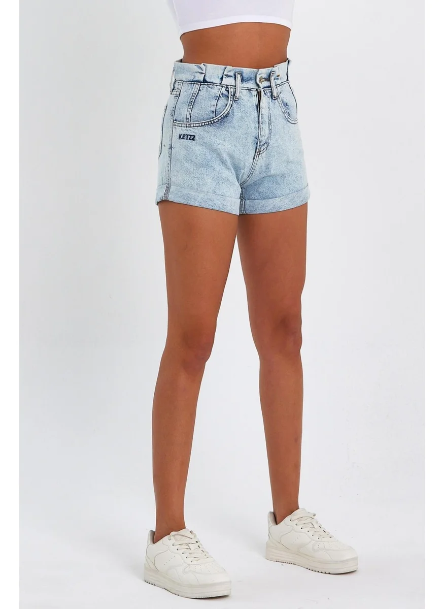 الكسندر جاردي Special Collection Denim Mini Shorts (4012S)